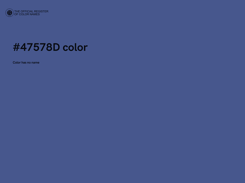 #47578D color image