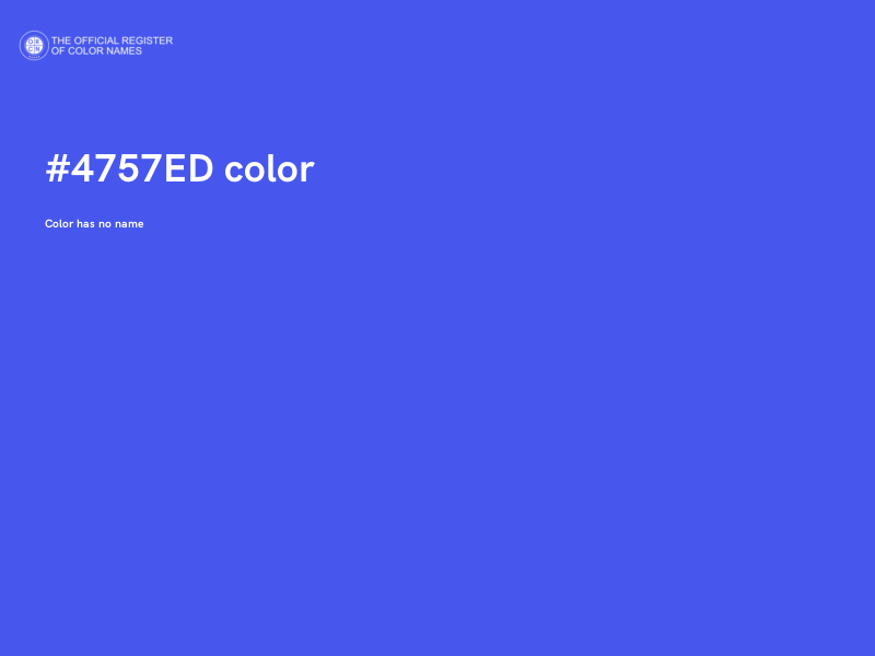 #4757ED color image