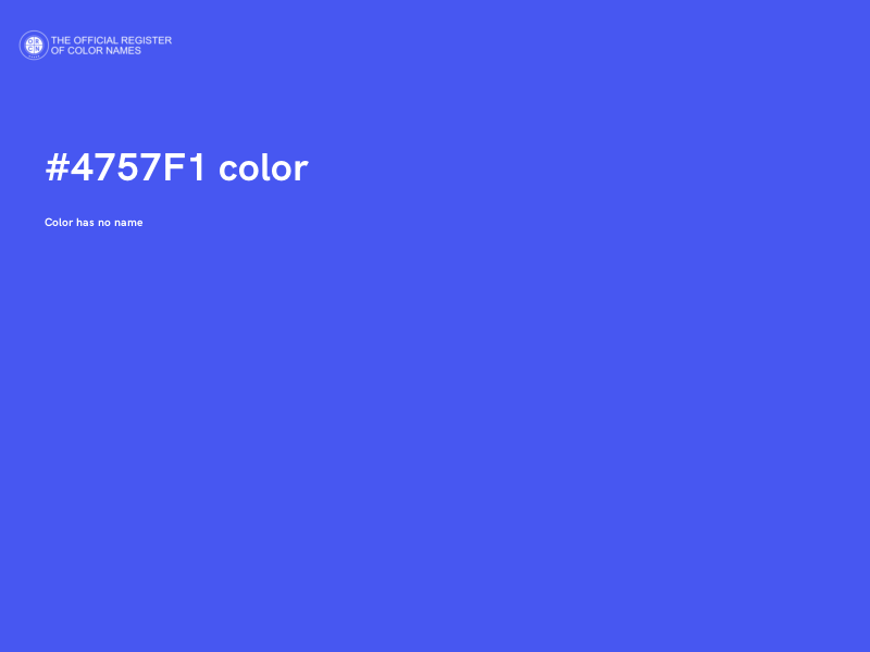 #4757F1 color image