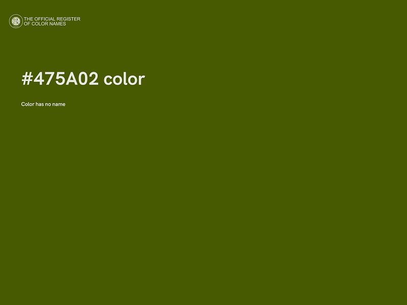 #475A02 color image