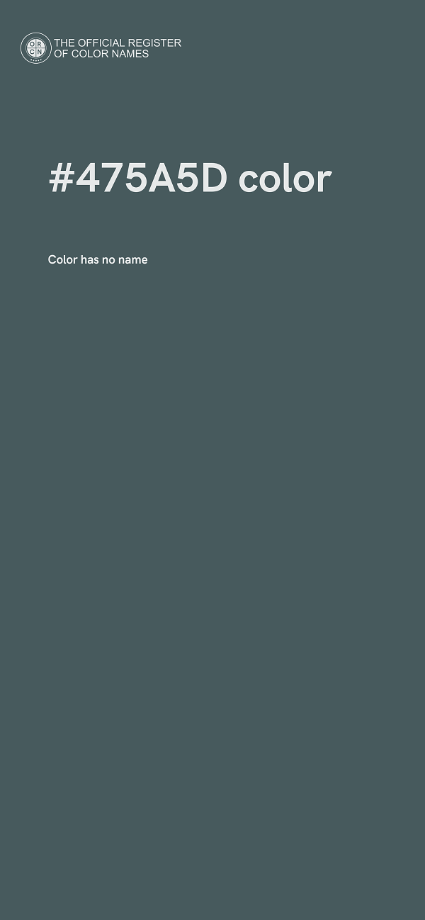 #475A5D color image