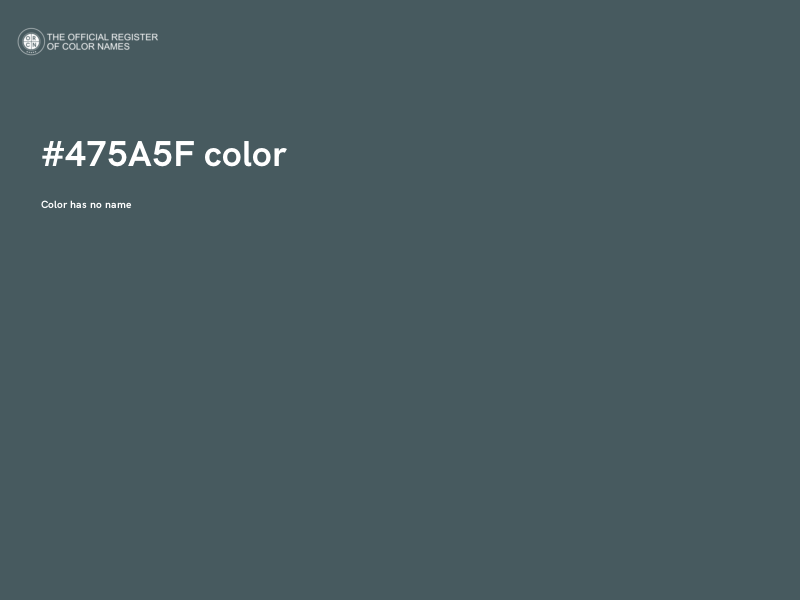 #475A5F color image