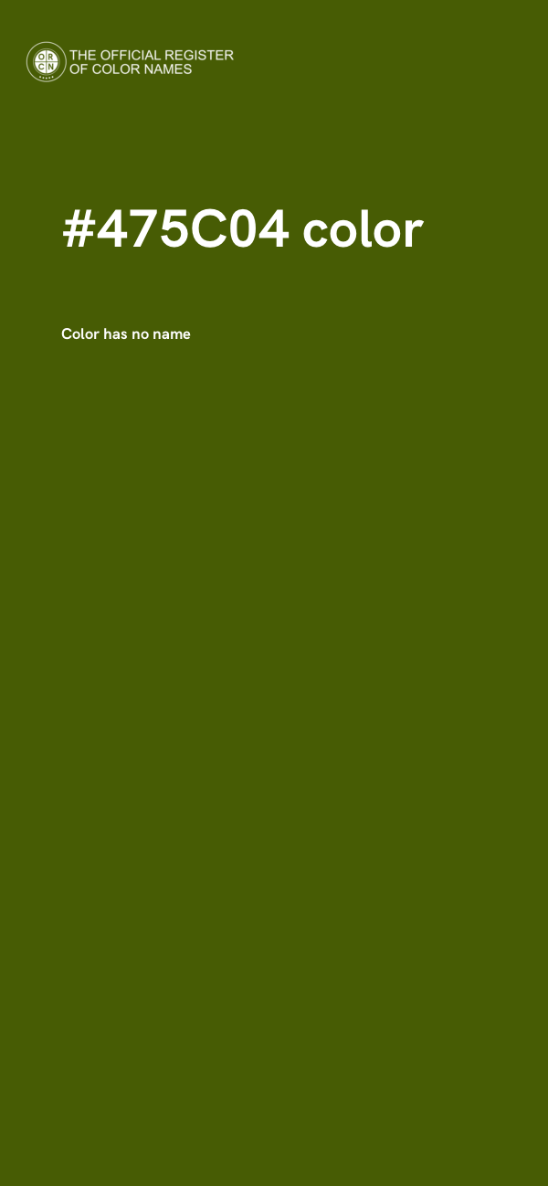 #475C04 color image