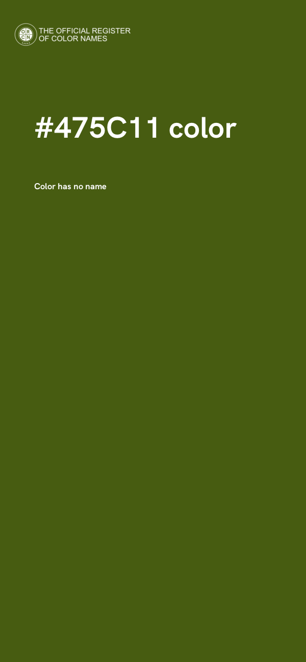 #475C11 color image
