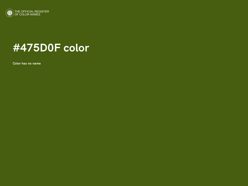 #475D0F color image