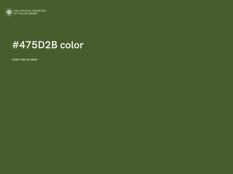 #475D2B color image