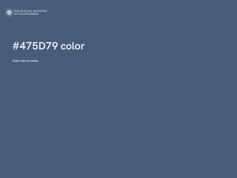 #475D79 color image