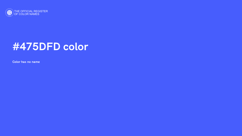 #475DFD color image