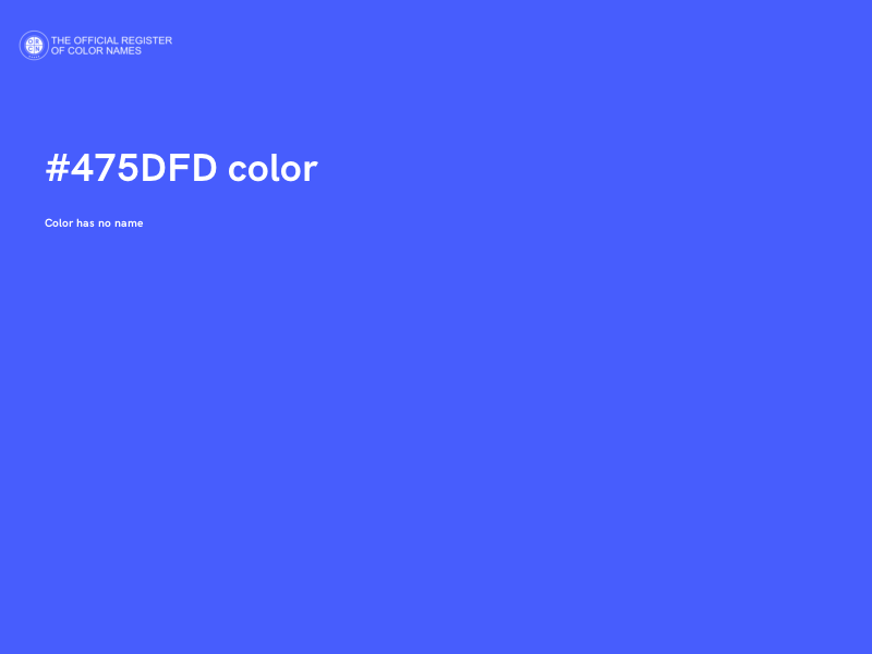 #475DFD color image