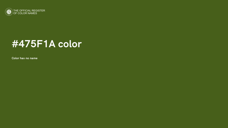 #475F1A color image