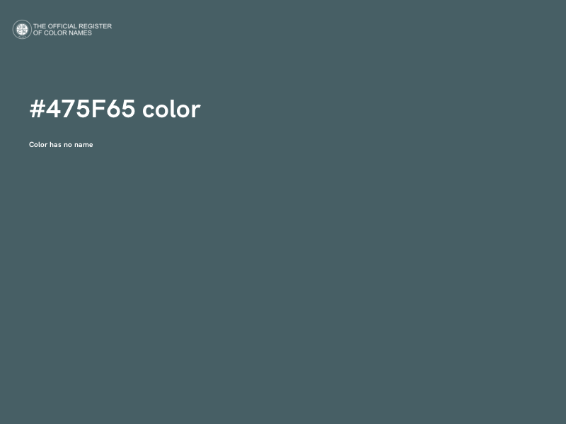 #475F65 color image