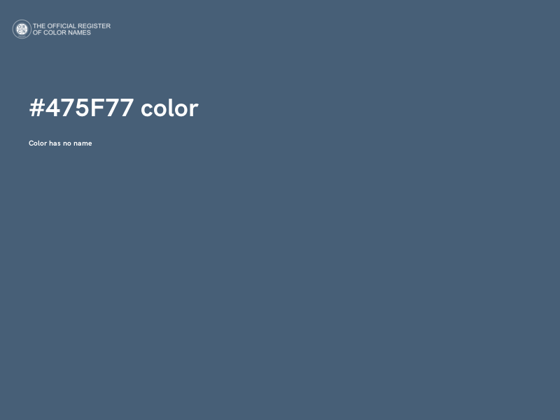 #475F77 color image