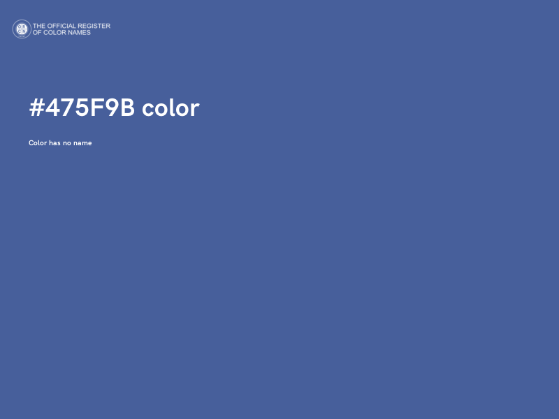 #475F9B color image
