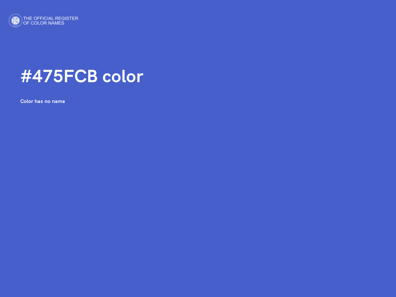 #475FCB color image