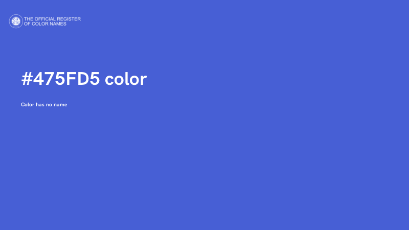 #475FD5 color image