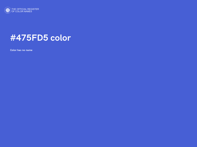 #475FD5 color image