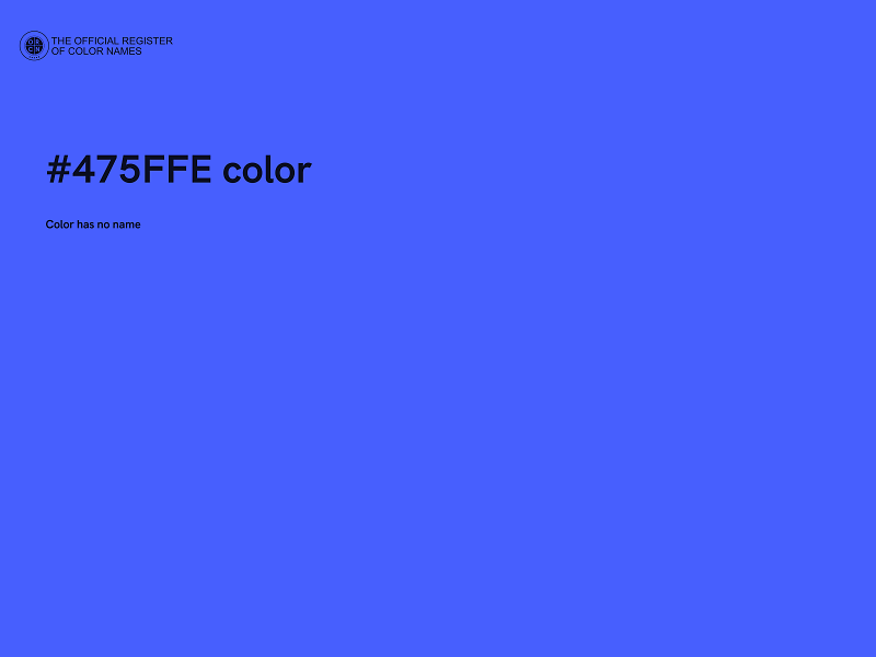 #475FFE color image