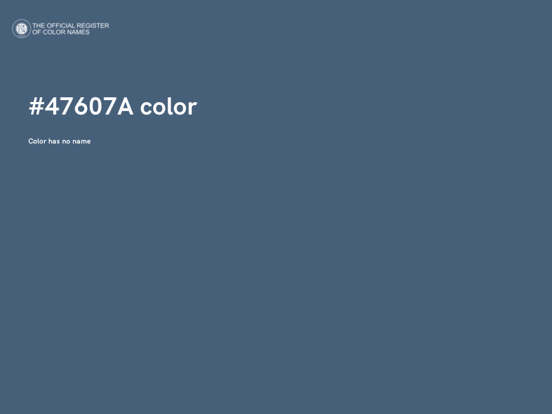 #47607A color image
