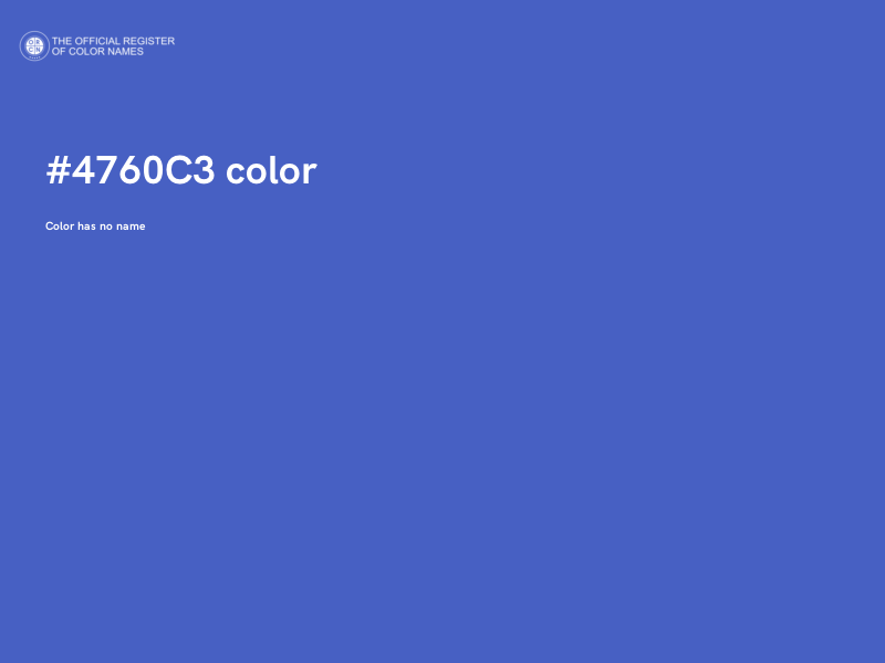 #4760C3 color image