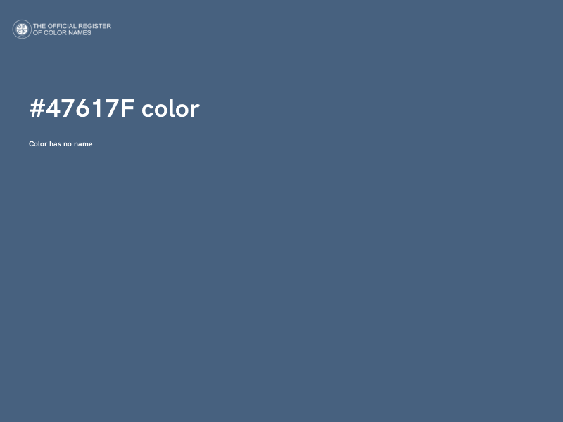 #47617F color image