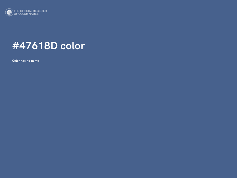 #47618D color image