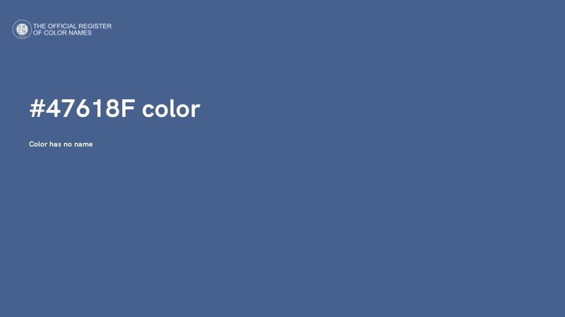 #47618F color image
