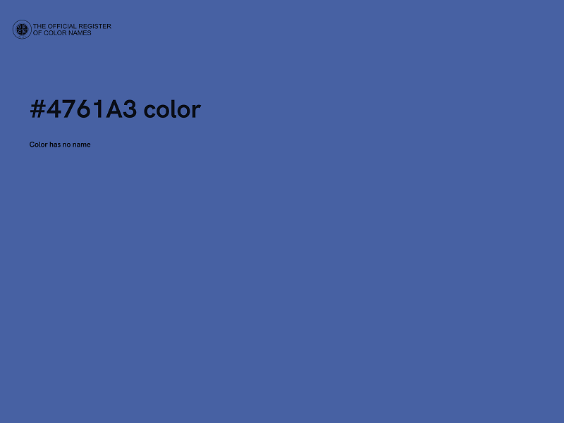 #4761A3 color image
