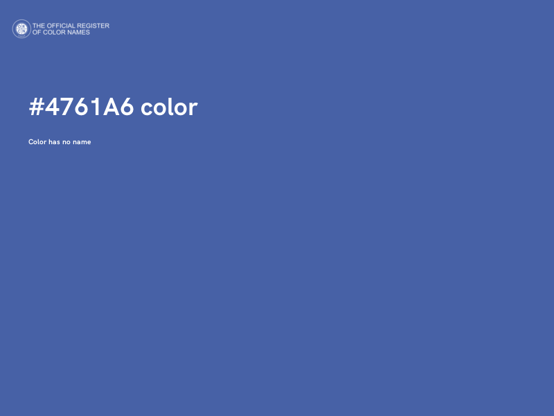 #4761A6 color image