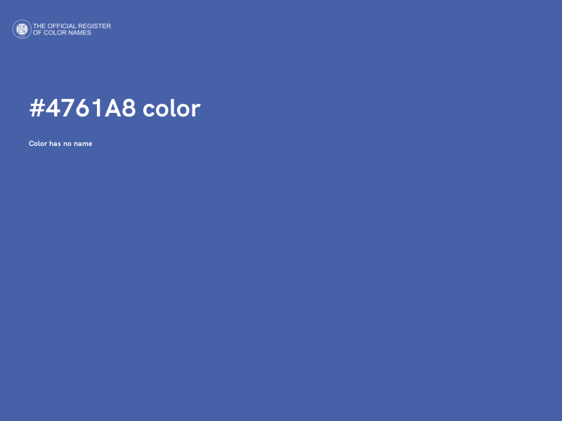 #4761A8 color image