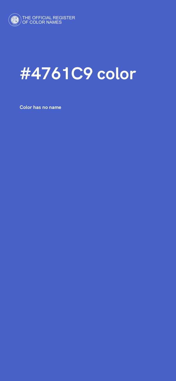 #4761C9 color image