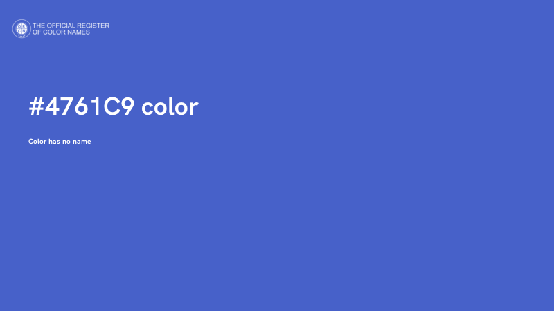 #4761C9 color image