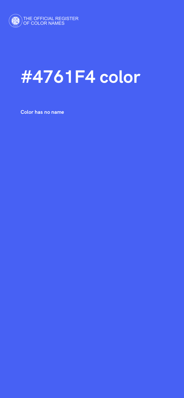 #4761F4 color image