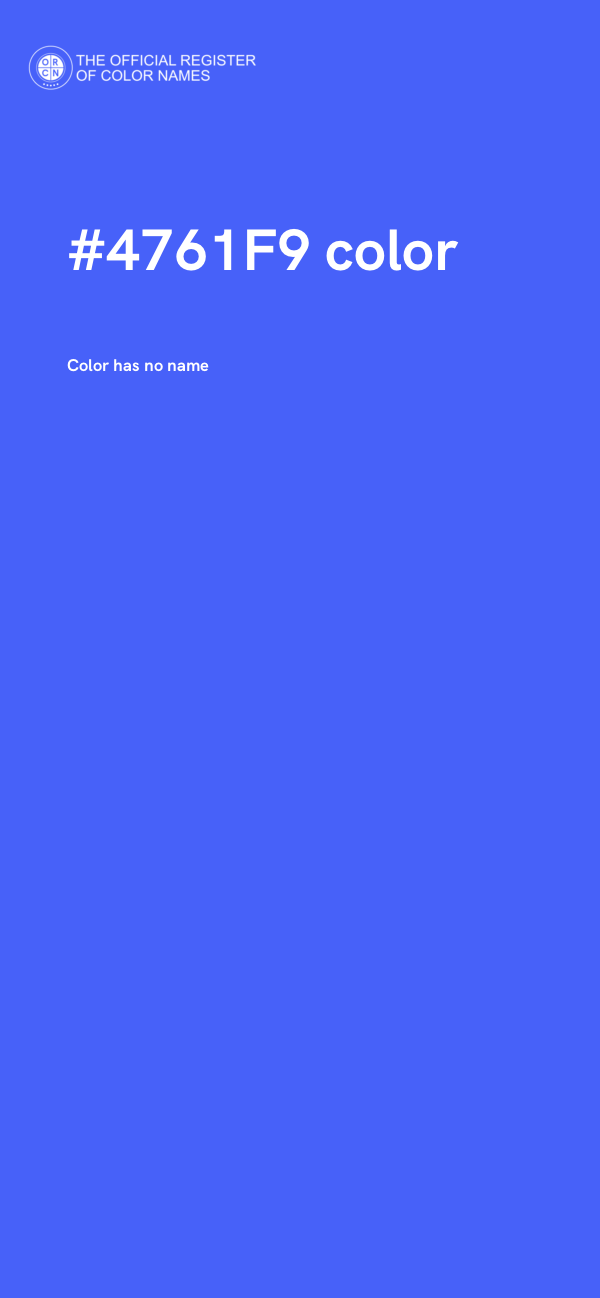 #4761F9 color image