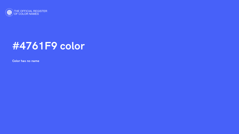 #4761F9 color image
