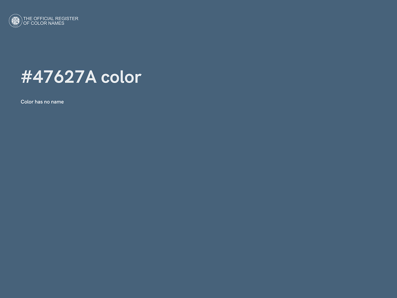 #47627A color image