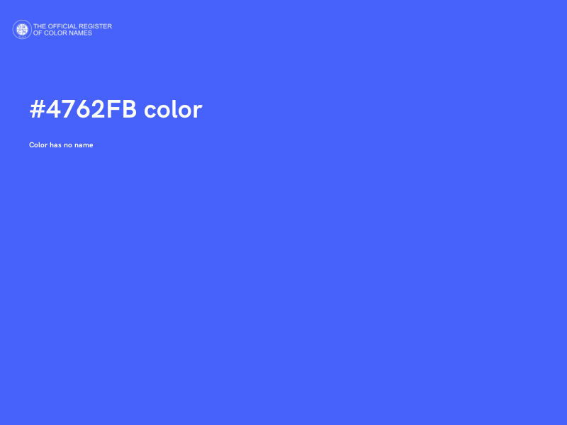 #4762FB color image