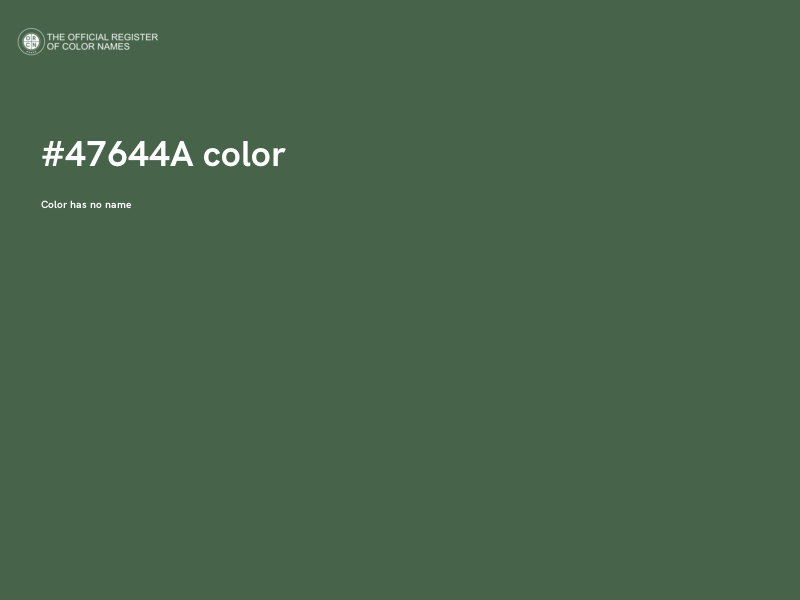 #47644A color image