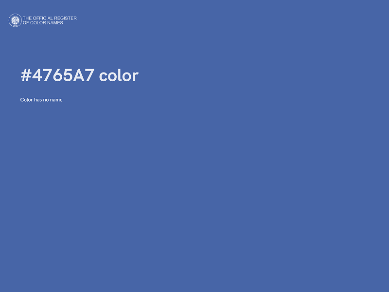 #4765A7 color image