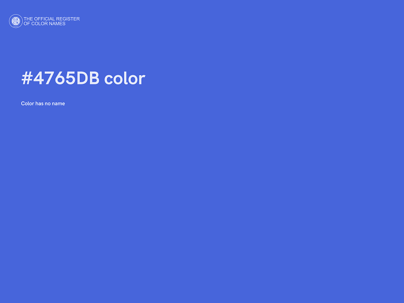 #4765DB color image