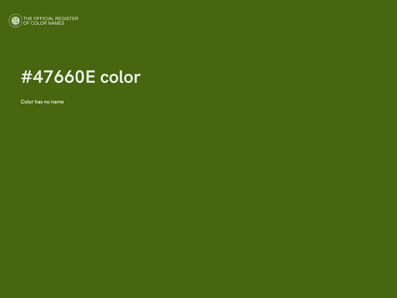 #47660E color image