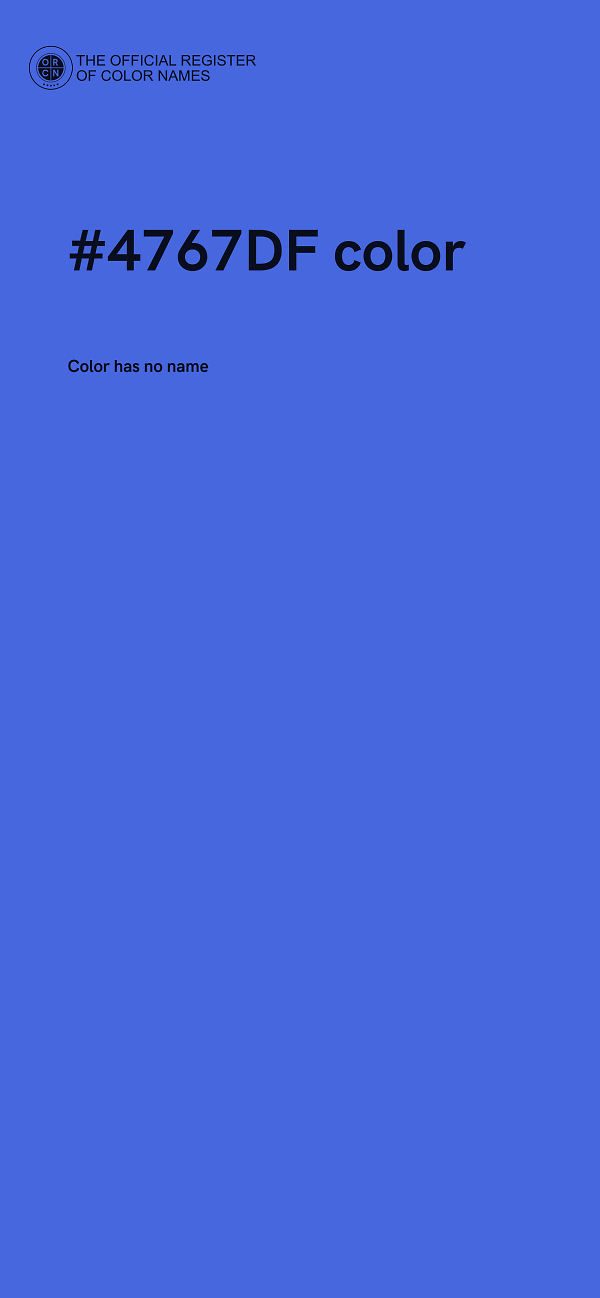 #4767DF color image