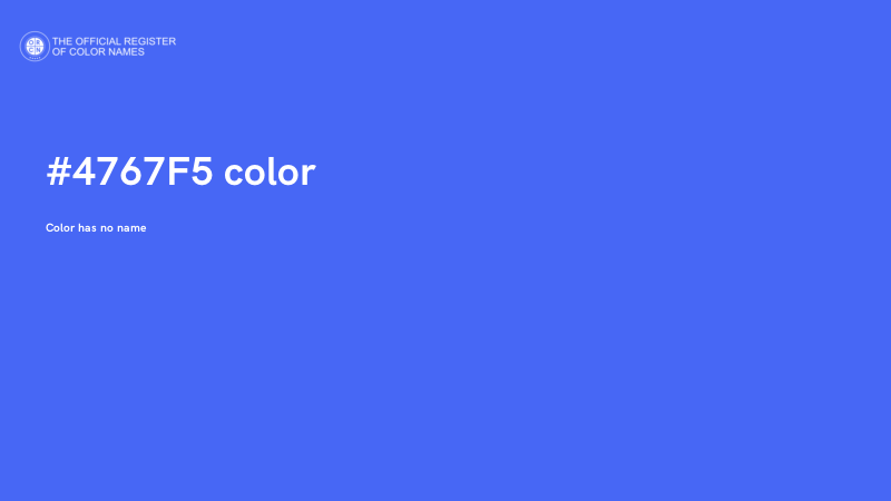 #4767F5 color image