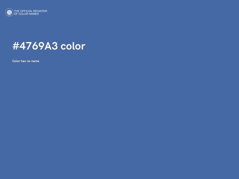#4769A3 color image