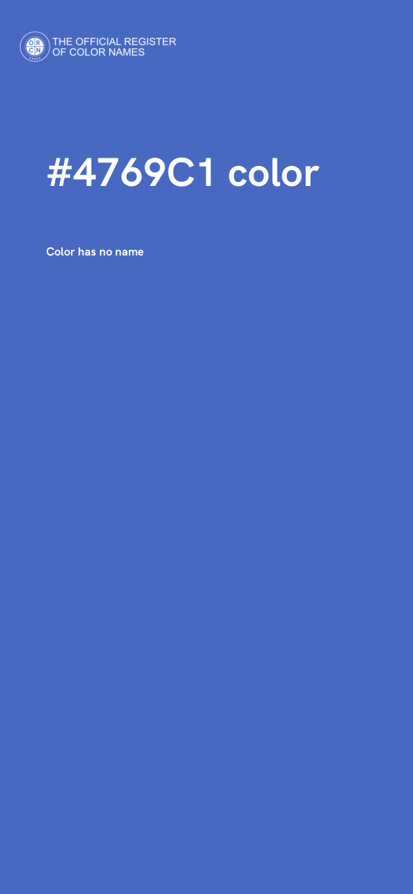 #4769C1 color image