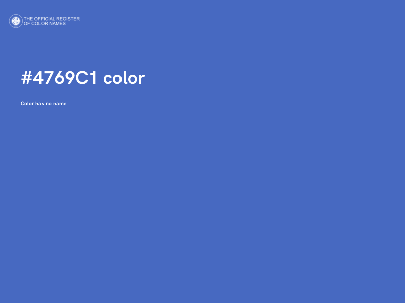 #4769C1 color image