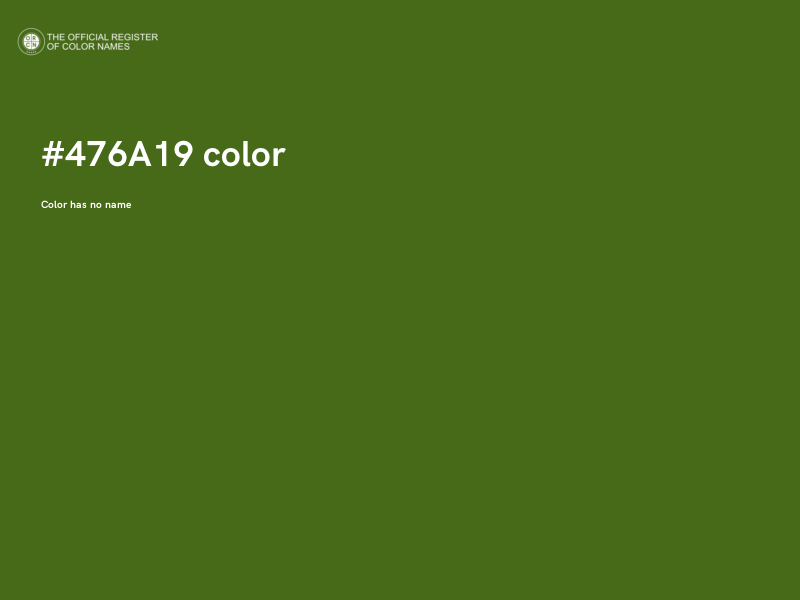#476A19 color image