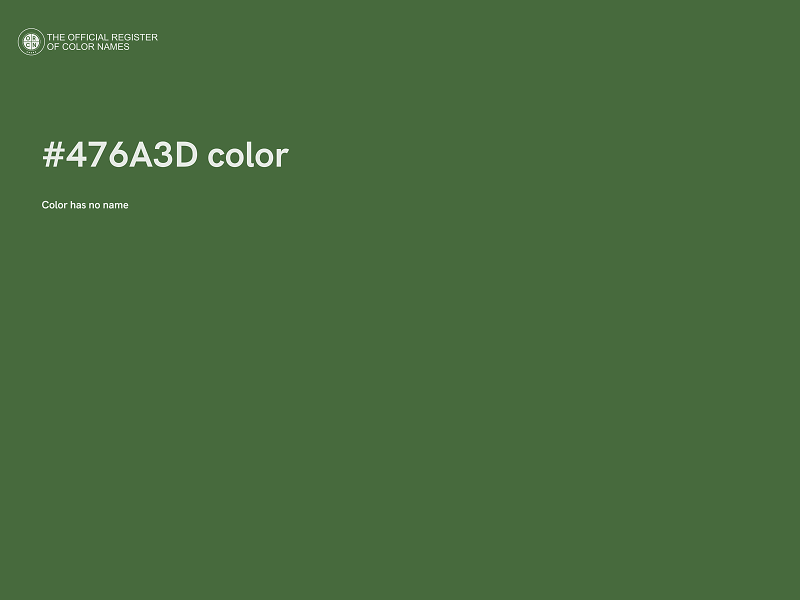 #476A3D color image