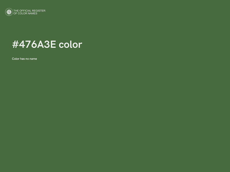 #476A3E color image