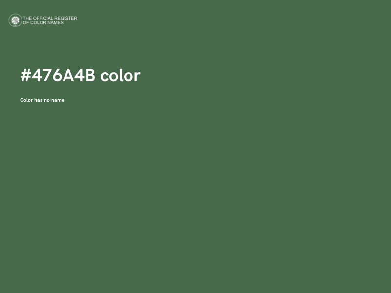 #476A4B color image