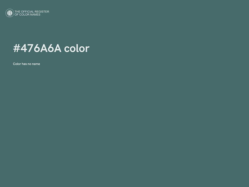 #476A6A color image